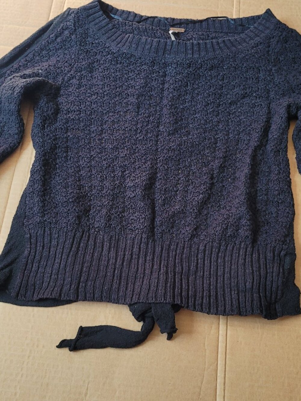Free People open back sweater